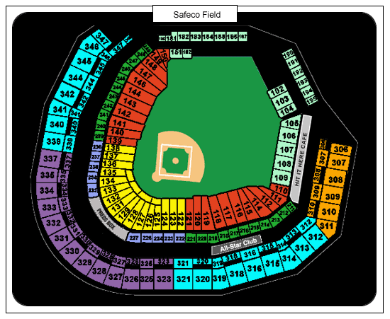 Safeco Seating Chart Rows